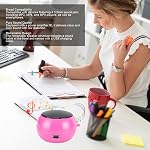 Ciciglow Haut-parleur Hamburger portable, rétractable USB Remboursé MP3 MP4 Président avec 3.5mm Entrée Aux Audio, pour tablette Smartphone