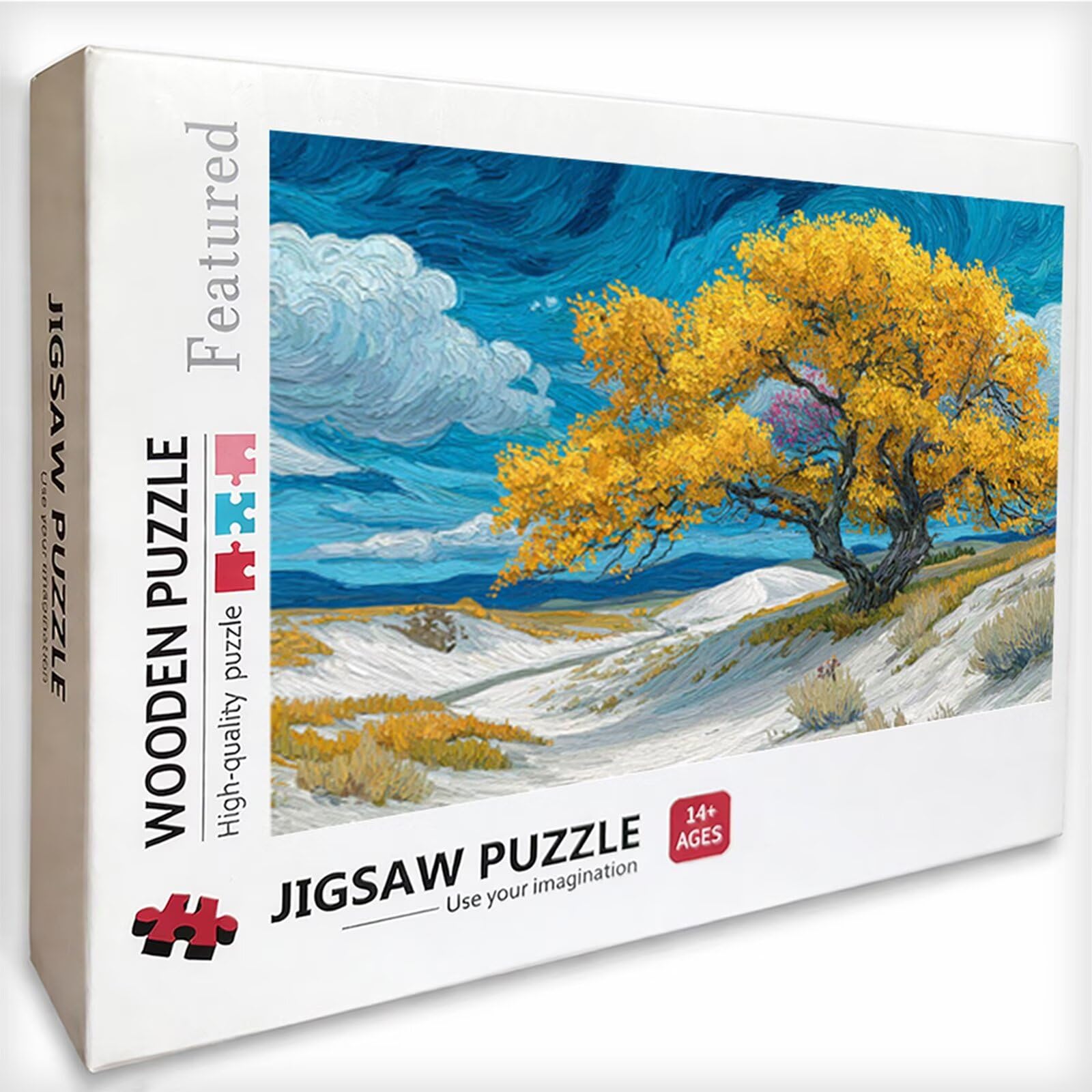 Albero Puzzle 5000 Pezzi Adulti, Cielo Puzzle Legno con Scatola 156x105cm, Idea Regalo Uomo e Donna, Divertimento Per Adulti, per Gioco Familiar, Giochi di Sfida, Squisita confezione Regalo, 4-4456