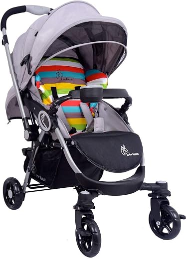 R for Rabbit Premium Chocolate Ride Stylish Baby Stroller and Pram for Baby, Kids, Infants, Newborn, Boys & Girls of 6 Mon...