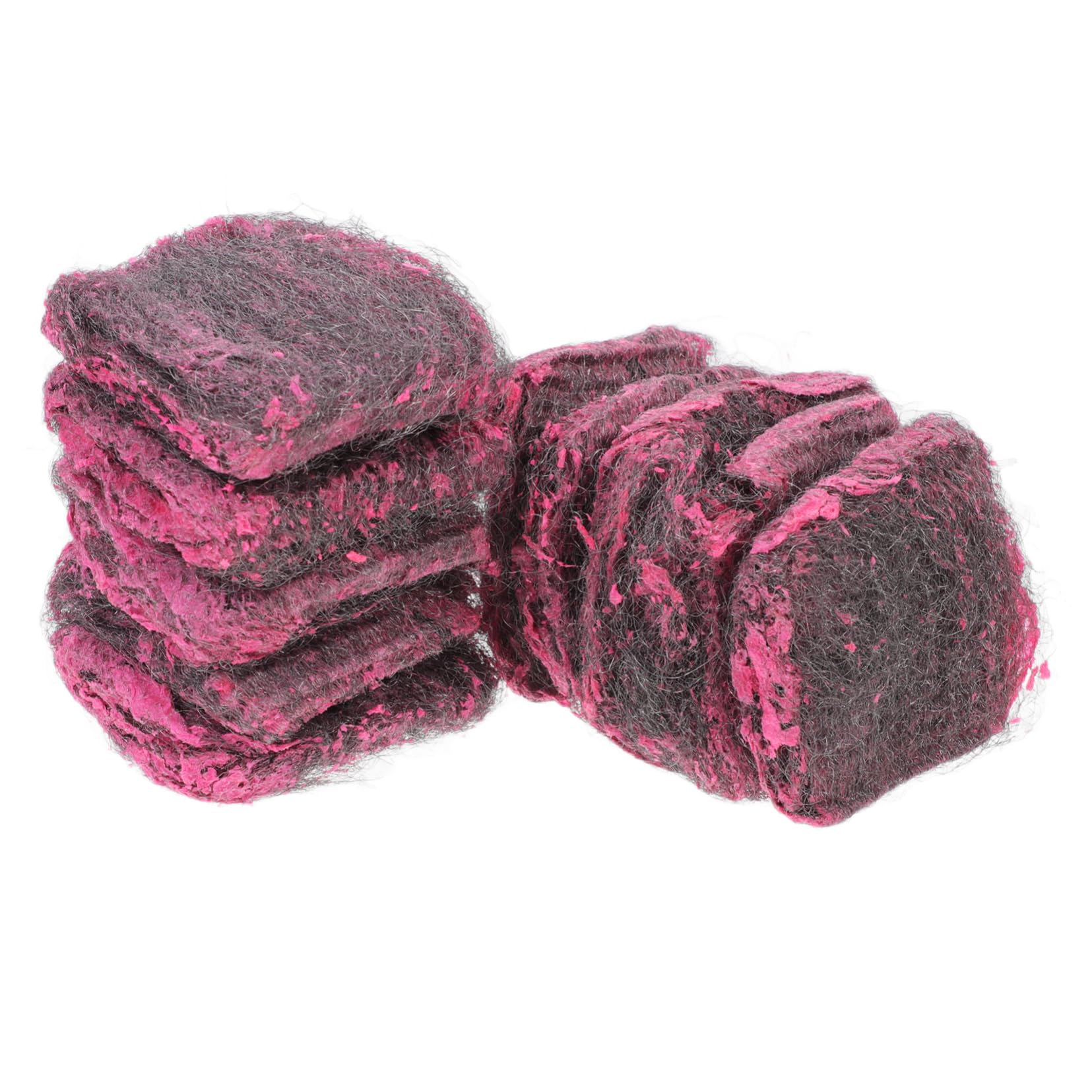KOMBIUDA Stainless Steel Sponges Set of 10 Sturdy Scouring Pad for Utensil Cleaning and Kitchen Cleaning