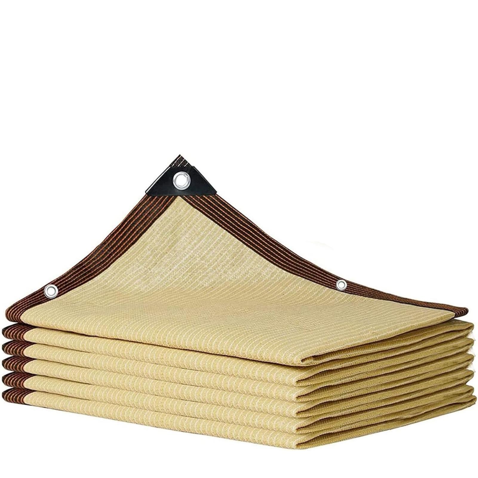 Shade Cloth Net, Outdoor Shade Cloth With Grommets 90 Percent Coverage Multiple Sizes(4mx6m(13.1ftx19.7ft))