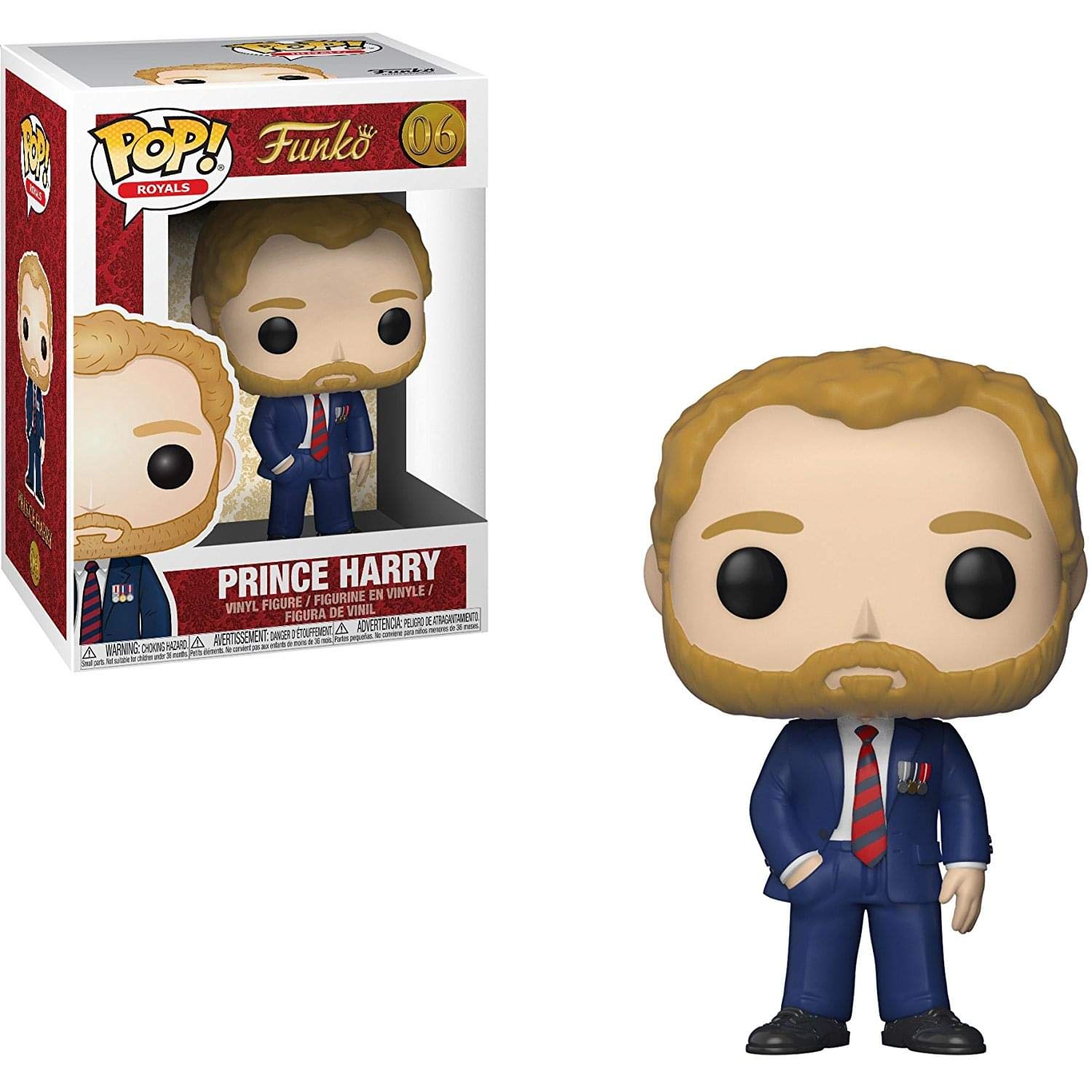 Funko POP!: Royal Family - Prince Harry Collectible Figure
