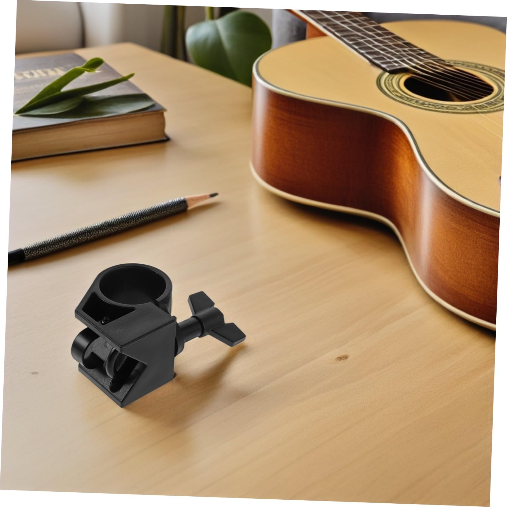 VANZACK Pinces de Support de Batterie pour Tambour Électronique, Fixation pour Équipement de Fixation du Tambour, en Plastique, Compatible Rack, pour Répétitions et Concerts