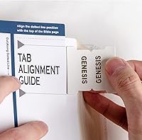 Vista 4 de UPAFEXXI-Leather Bible Tabs, Bible Tabs for Women and Men(Gold Foil Lettering) Large Print Stickers, Easy to Read and Apply, 80 Chapters Labels for