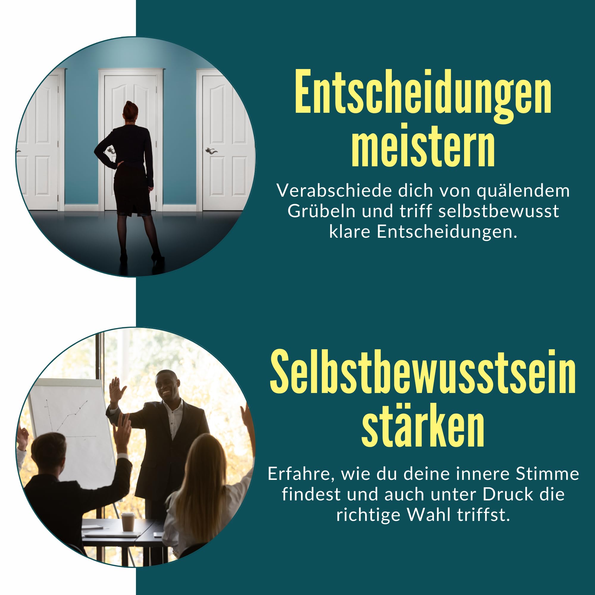 Schwere Entscheidungen richtig treffen - Vom Grübeln zur Klarheit: Wegweisende Tools, um die beste Wahl für dein Leben zu treffen, ohne ewiges Zögern