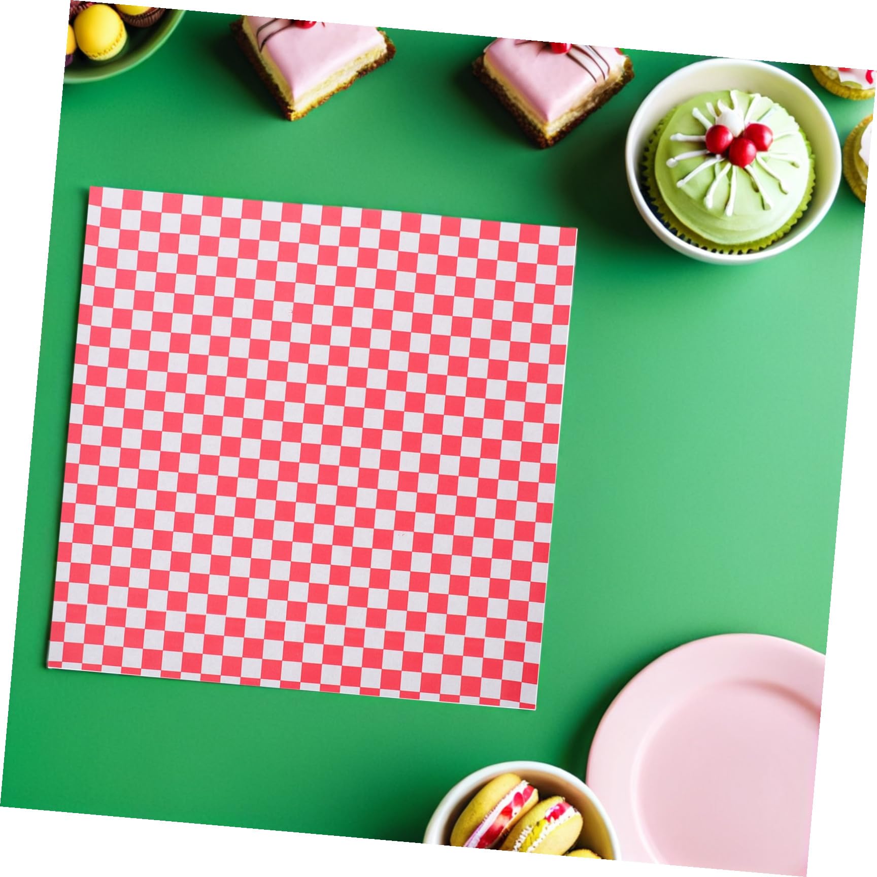 iplusmile Papel Antigrasa para Hornear 30X30 CM 500 Hojas Papel Encerado para Hamburguesas y Sándwiches para Cocina Adecuado para Fiestas Picnics y Uso en Horno
