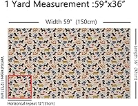 Vista 117 de Mexican African Pattern Fabric by The Yard,Tribal Ethnic Abstract Art Outdoor Decor,Aztec Style Modern Style,Exotic Room Decor Fabric,2 Yards,72" L