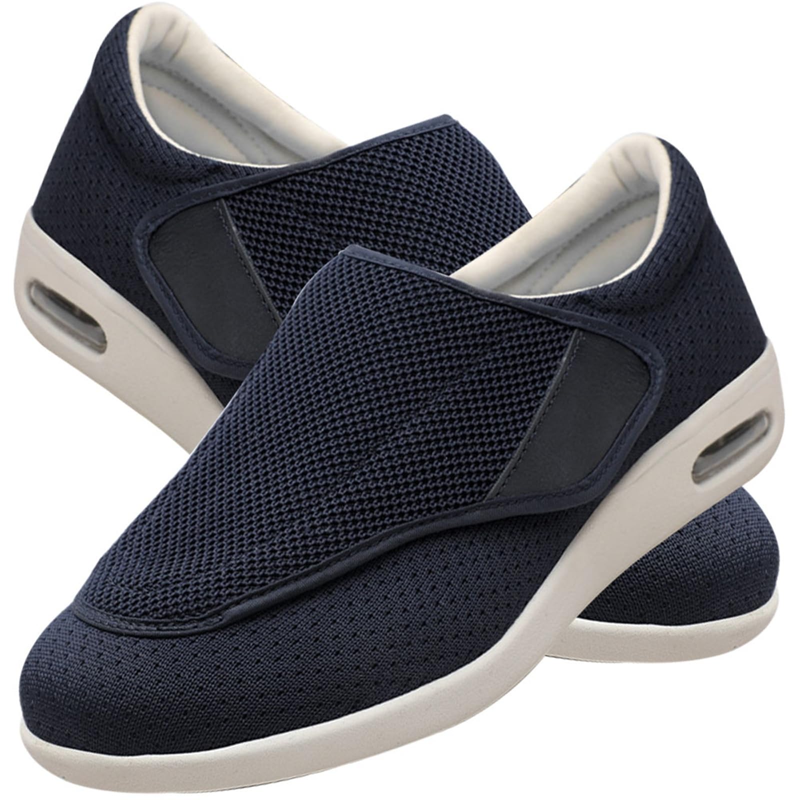 Scarpe per Diabetici Uomo Estive Mocassini Classico Slip On in Rete - Leggero Traspirante da Corsa e Passeggio
