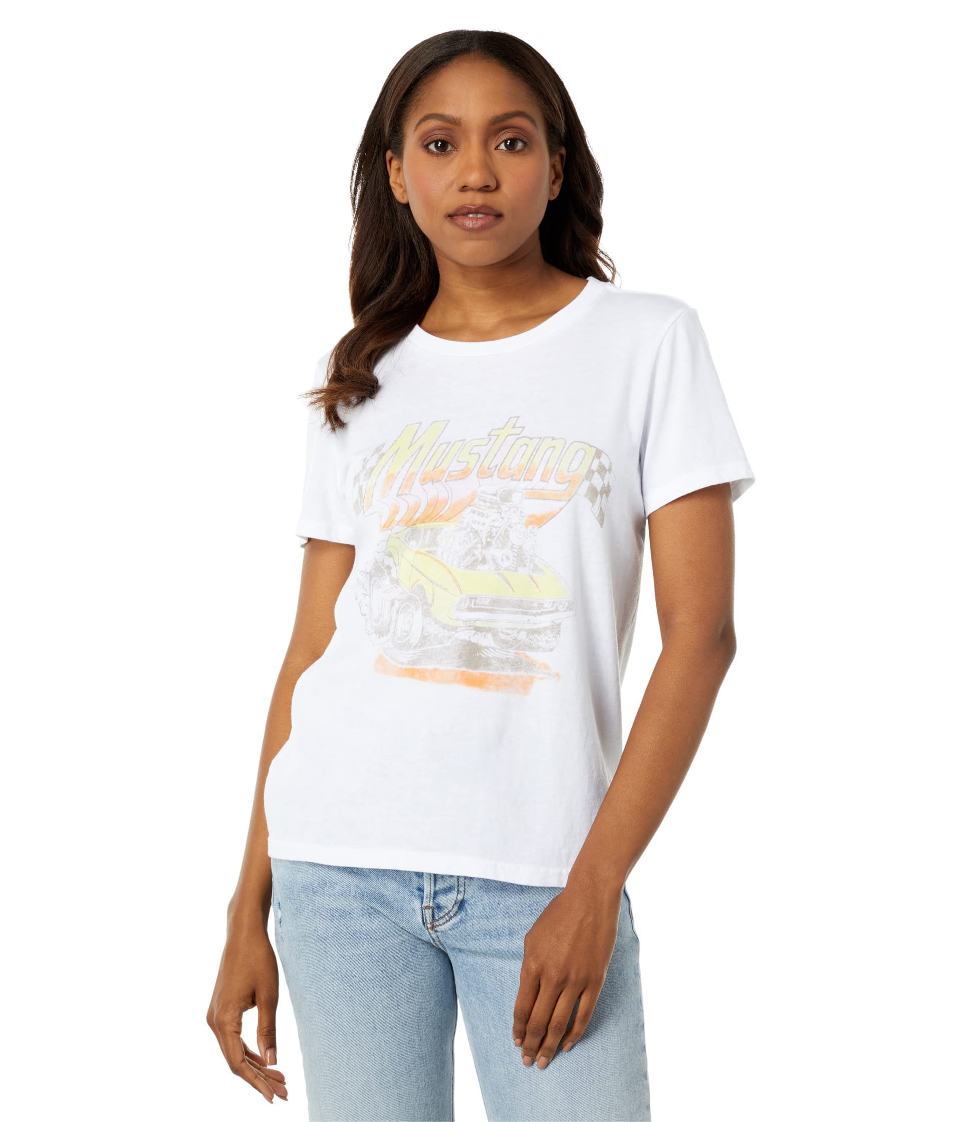 Lucky Brand Women's Mustang Classic Crew Tee