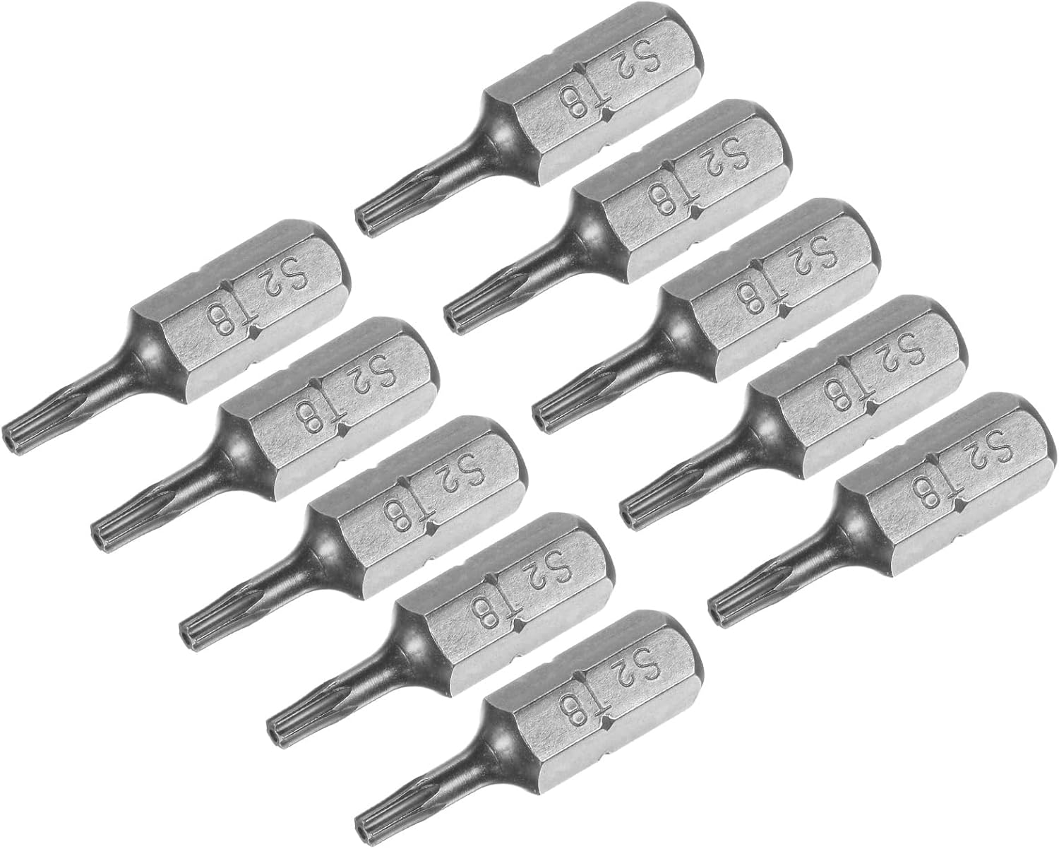 uxcell Torx Bits 1/4 Inch Hex Shank 25mm Length Magnetic Screwdriver T20 Screw Driver Bit S2 Alloy Steel 10pcs