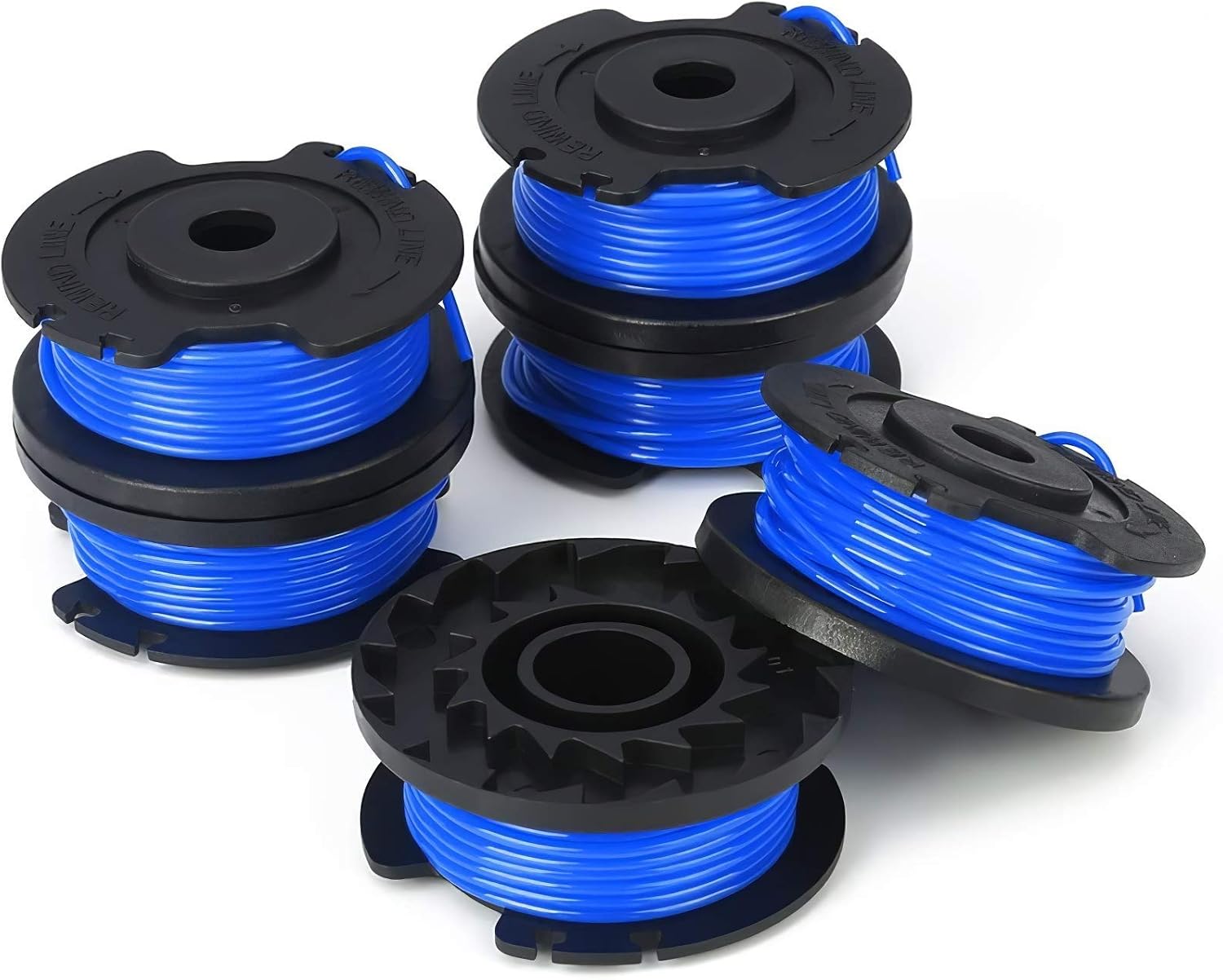 YWTESCH Single Line String Trimmer Replacement Spool 0.065-Inch for Greenworks String Trimmer, 6 Packs