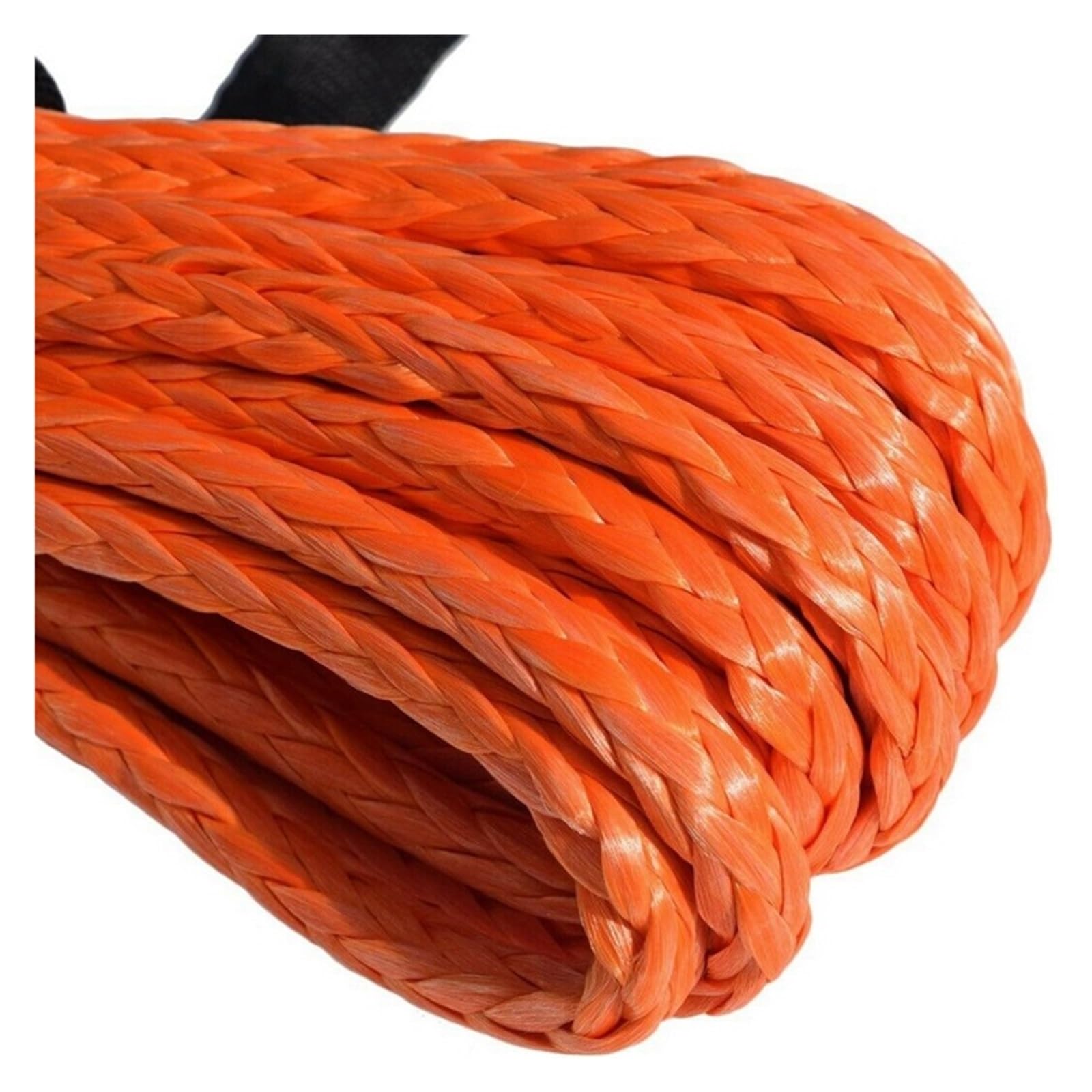 Syntetyczna Lina Do Wciągarki Pomarańczowa 1/4 X 50Ft Kabel ATV UTV SUV Truck Wciągarka Łodzi Solidna I Niezawodna