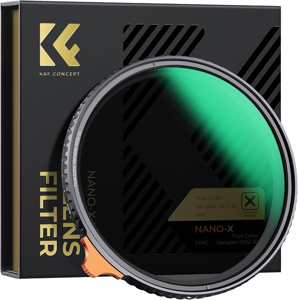 Amazon | K&F CONCEPT 67mm 可変NDフィルター ND2-ND32 TRUE COLOR