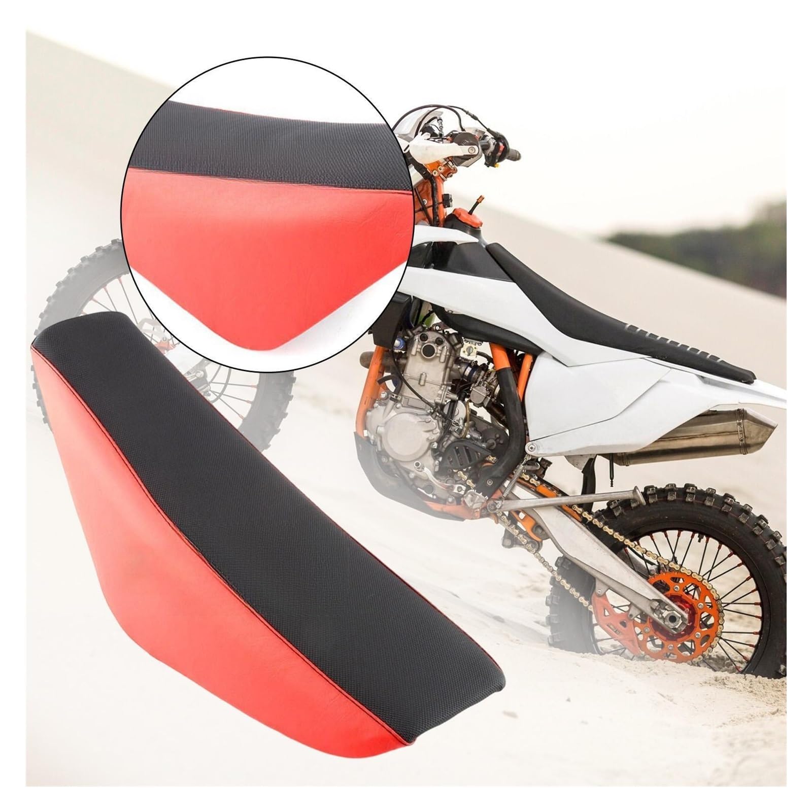 rivestimento sedile Gruppo Spugna Sedile Moto Per CRF50 | Sedile Per Moto Comodo Gruppo In Spugna Per Sedile Traspirante Per 110cc 125cc Cuscino Del Sedile Antiscivolo