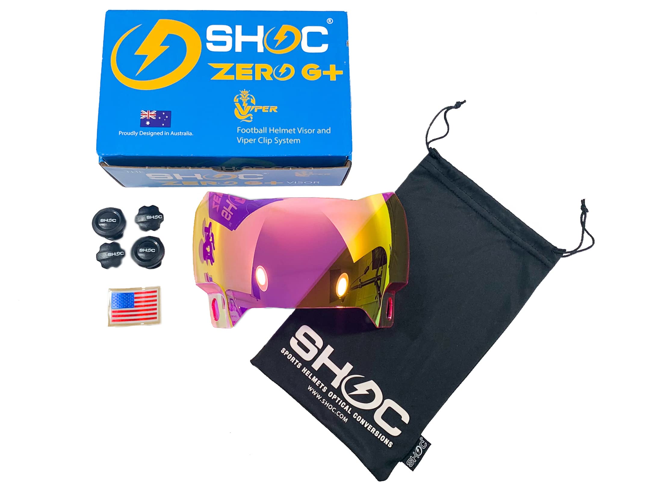 Zero G Plus Visor for Riddell SpeedFlex Football Helmets