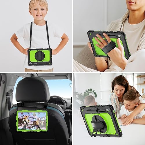 Miniatura 5 de Herize Samsung S9 Case 11 Inch with Screen Protector Pen Holder  Galaxy Tab S9 FE 10.9 inch Case for Kids  Full-Body Silicone Protective Case W360