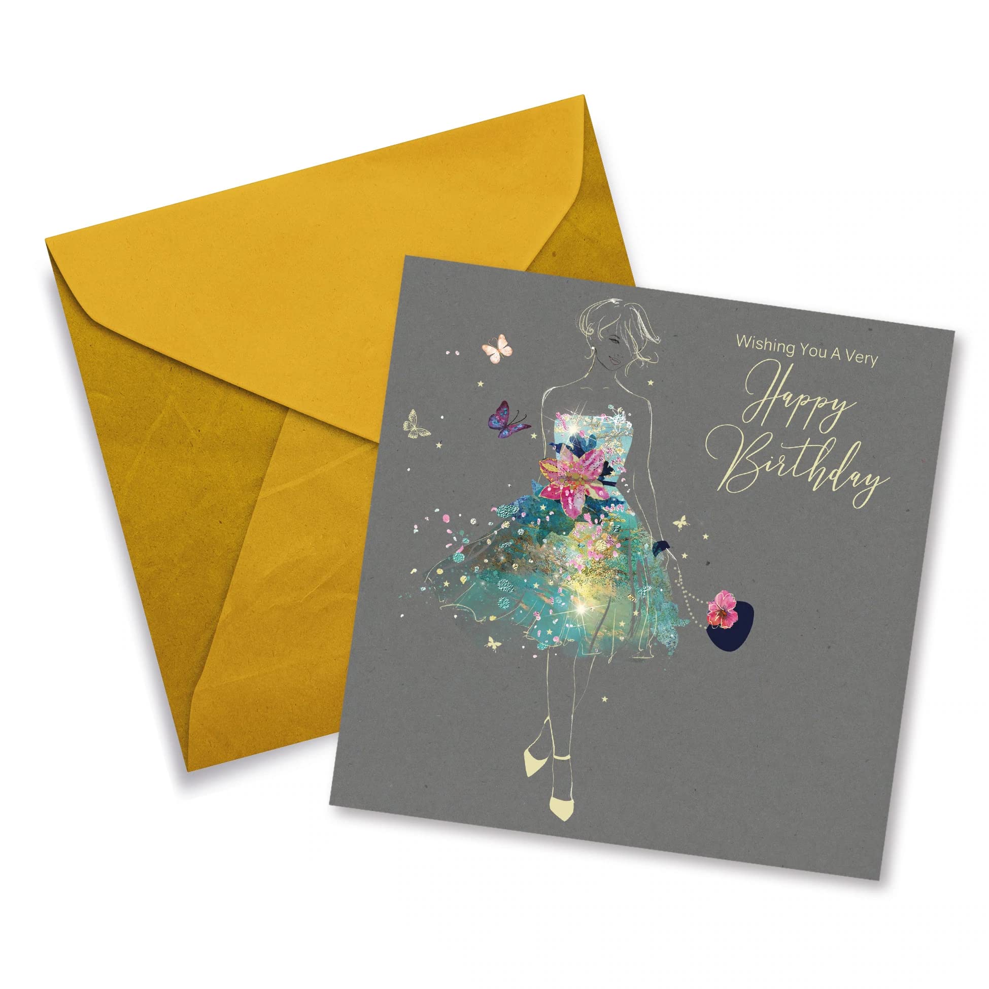 Cherry Orchard Biglietti Biglietto Di Auguri Cherry Orchard Per Cognato -  Stelle Blu, Laminatura Oro, 125x174 Mm Regalo Cognato, image size:1949x1949