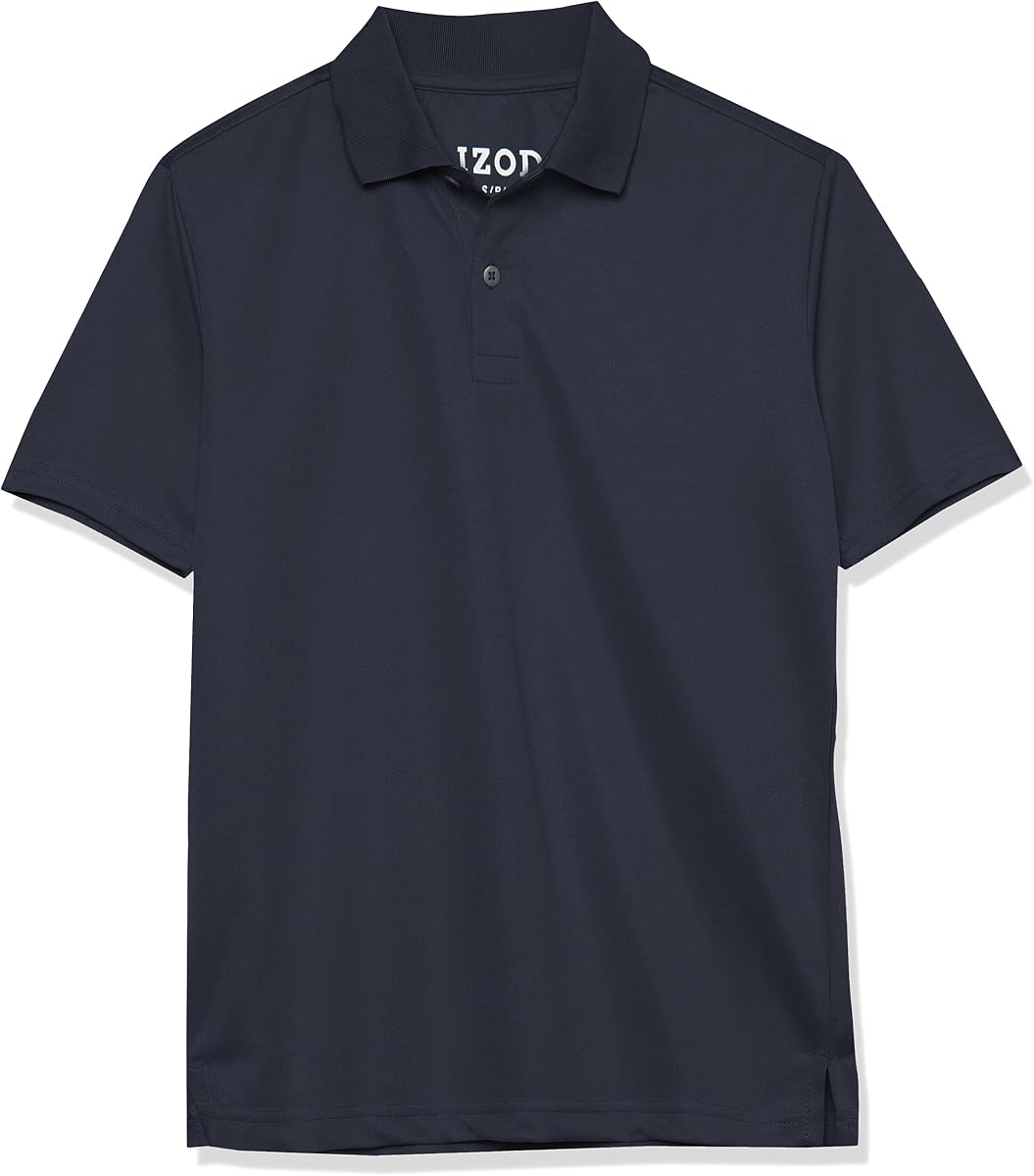 Boys' School Uniform Performance Short Sleeve Solid Polo