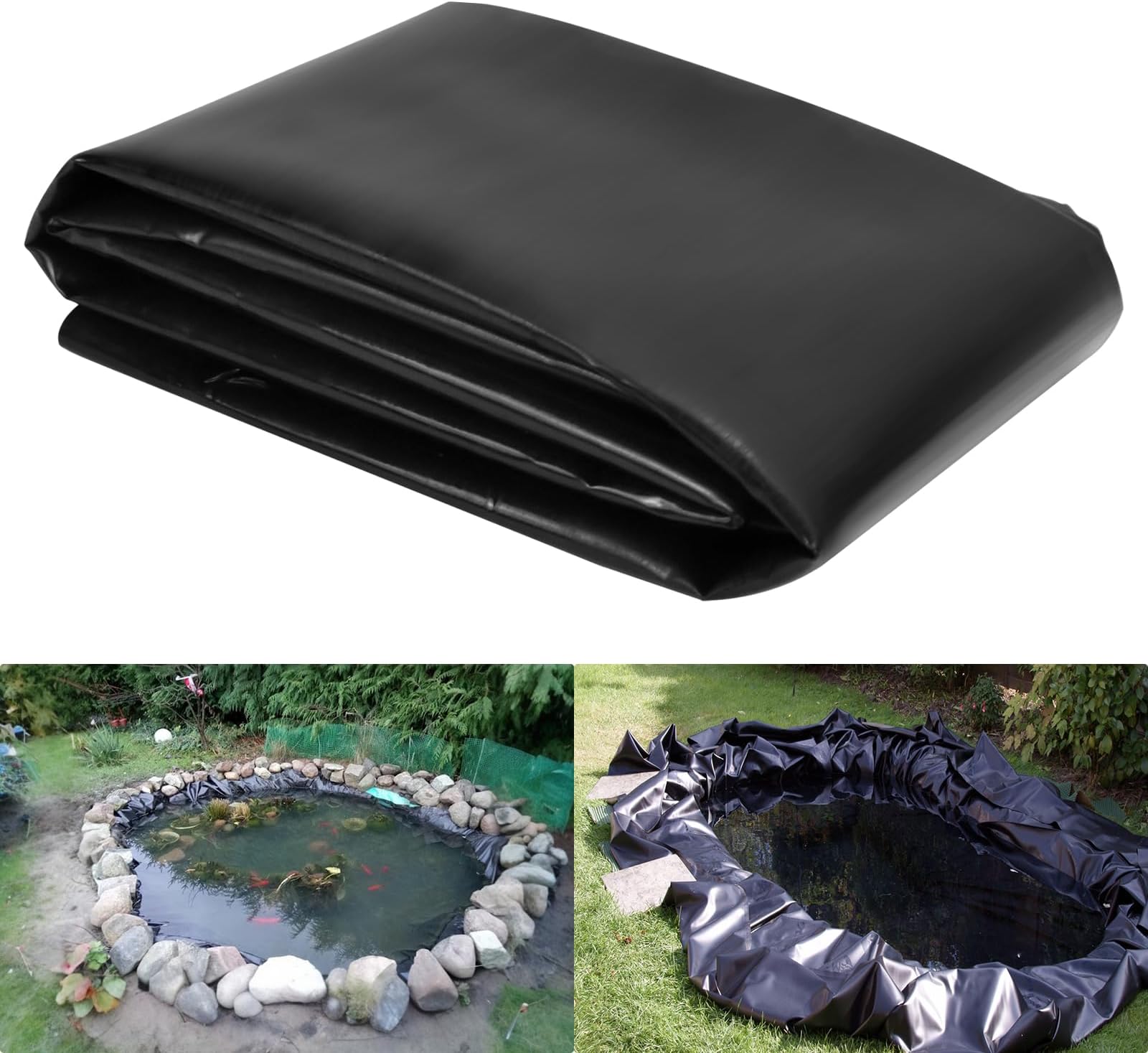 15X15FT thermalized HDPE pond liner with two sides woven