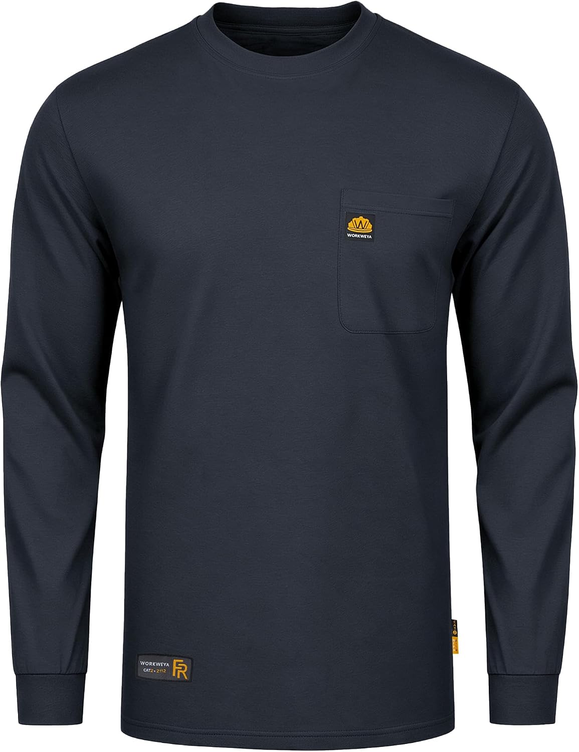 FR Shirts for Men 6.5oz Flame Resistant Long Sleeve Shirt NFPA 2112/CAT2