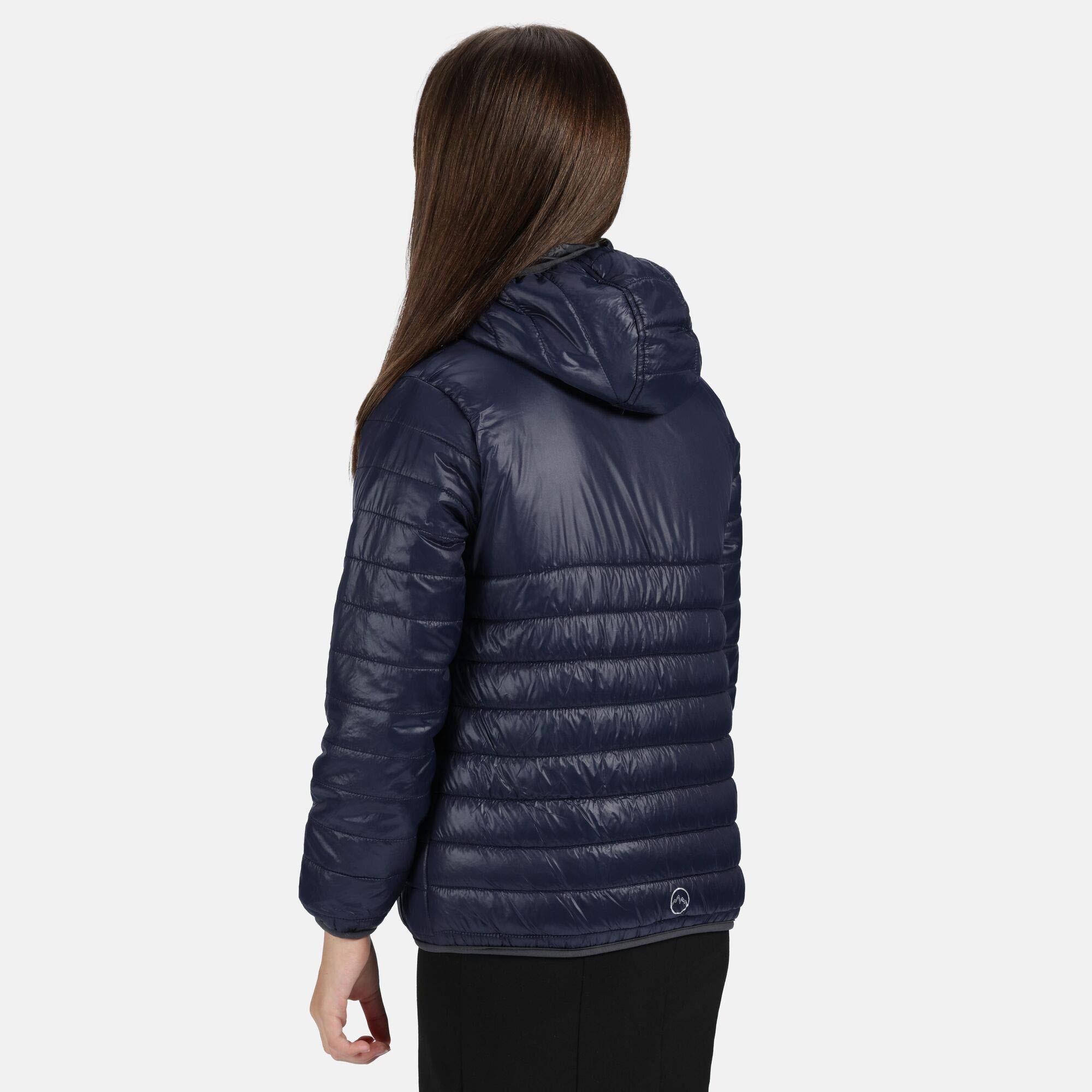 Regatta Veste Junior Matelassée Isolante, Légère, Déperlante et Compressible avec Capuche Stormforce Baffled/Quilted Jackets Mixte Enfant