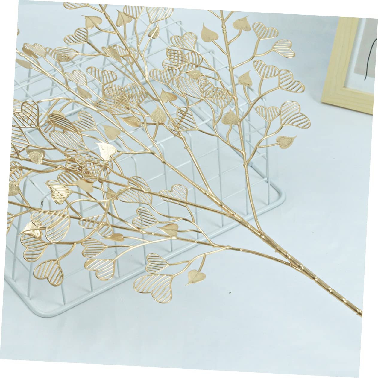 Ciieeo 16 Piezas Ramo De Corazón De San Valentín Flores Falsas Dia De San Valentin Decoración De Plantas Ramos De Novia Decoraciones De Boda Decoración De Mesa Flor Artificial El Plastico