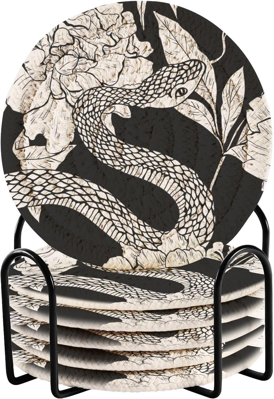 Jonathan Adler Eden Coasters, Gold Home & Kitchen