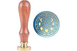 Celestial Wax Seal: Moon's Embrace