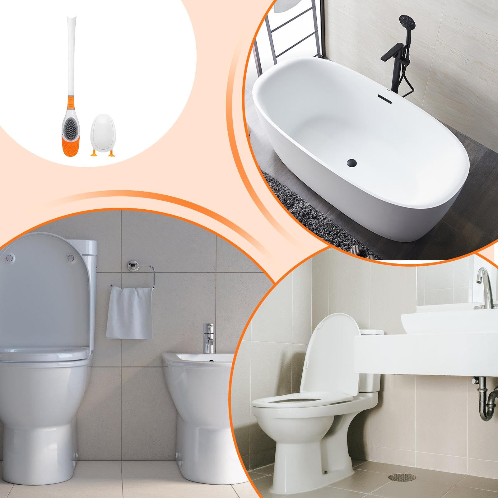 5723 ホーム＆キッチン トイレブラシ バスルーム トイレブラシホルダー