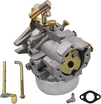 Autoparts Carburetor 47 853 23-S Replacement for Kohler 10HP K241 K301 12HP with Choke Shafts Mounting Gasket Replace 47 853 23