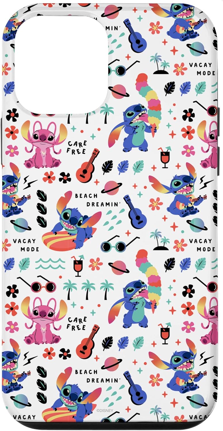 Disney Stitch and Angel Vacay Mode Print Case for iPhone 12 mini