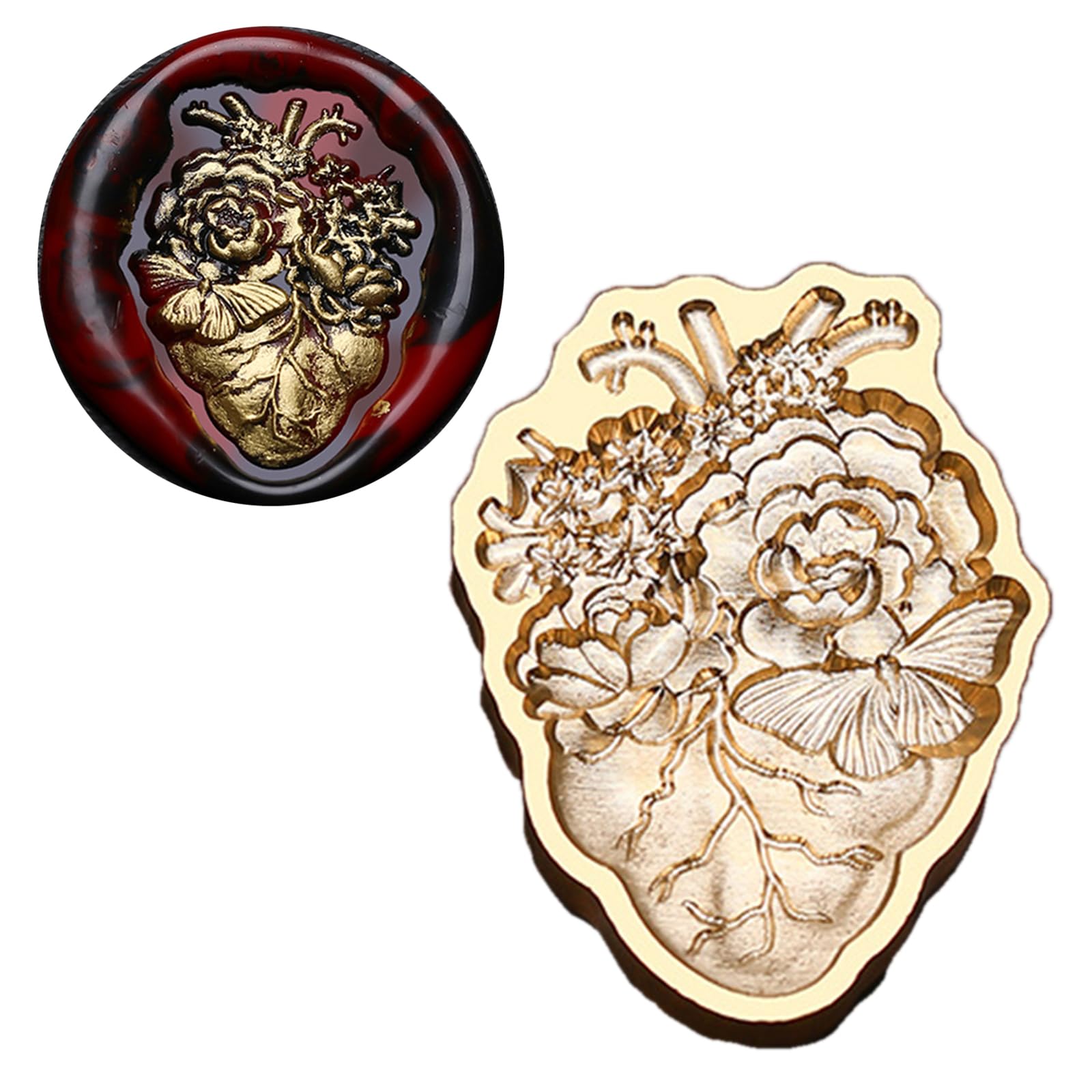 oringnat Halloween Series Waxed Seal Stamp Witch Sealing Waxed Stamp for Invitation Envelopes Cards Scrapbooking