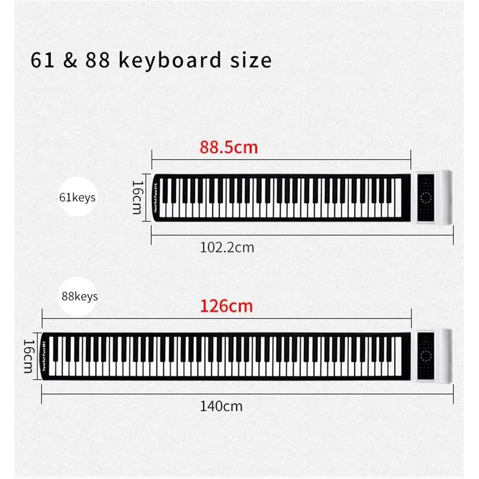 Tastiera Digitale Per Principianti Tastiera Elettrica Digitale Pieghevole Portatile Pieghevole In Silicone Morbido Flessibile Con 88 Tasti Standard Per Principianti