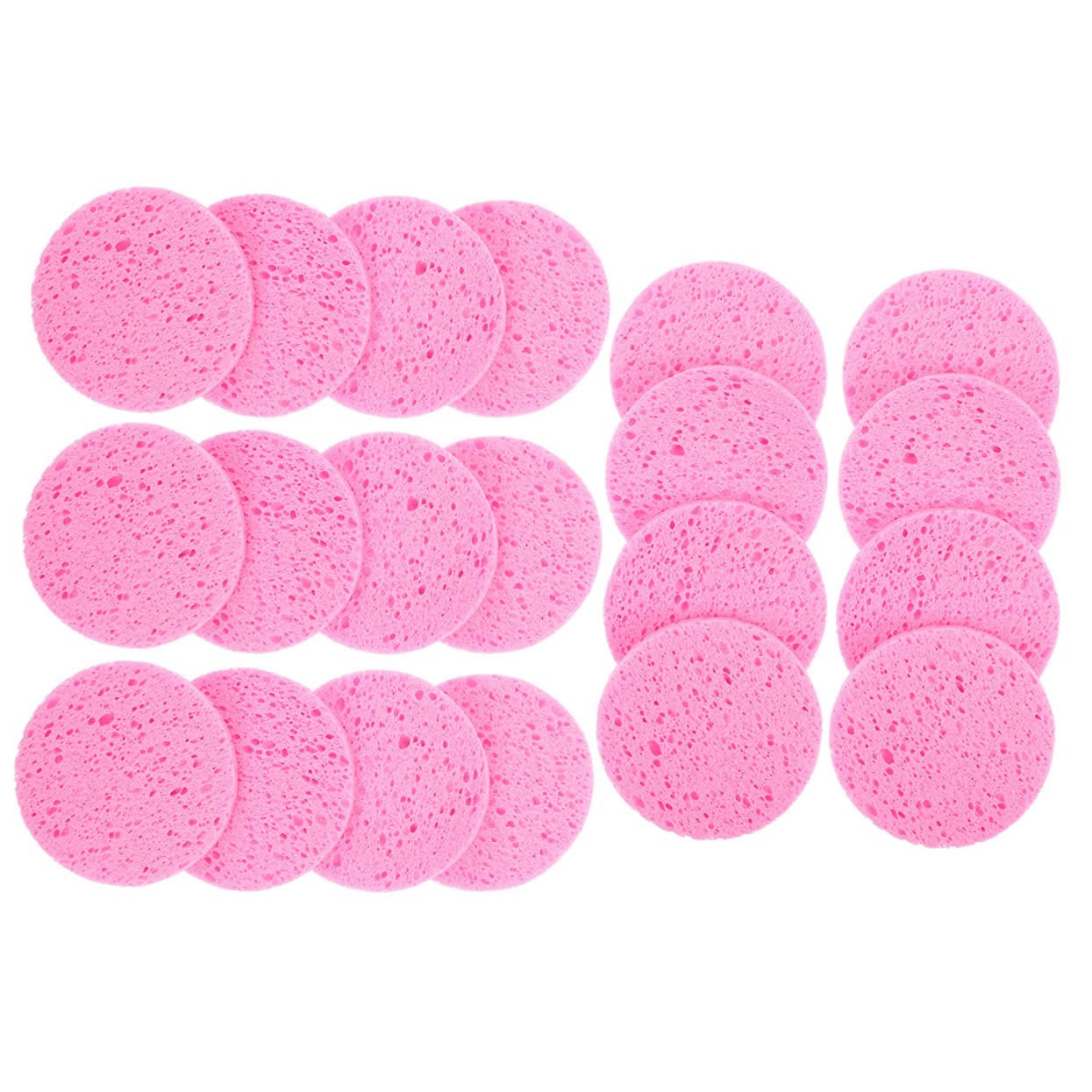MAGICLULU 4 Set Di Spugne Per La Pulizia Del Viso Morbide E Spesse Facili Da Pulire E Riutilizzabili Per Una Delicata Esfoliazione Del Viso 20 Pezzi * 4