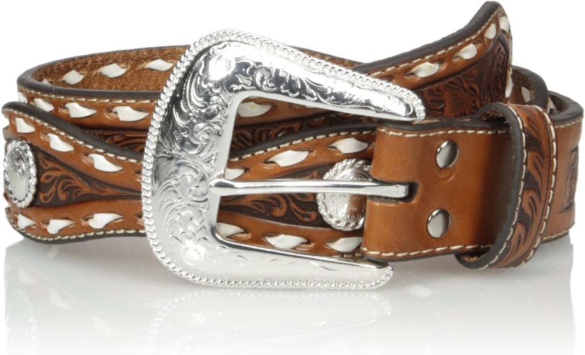 Nocona Men's Pro Smal Circle Scalop Buckstitch