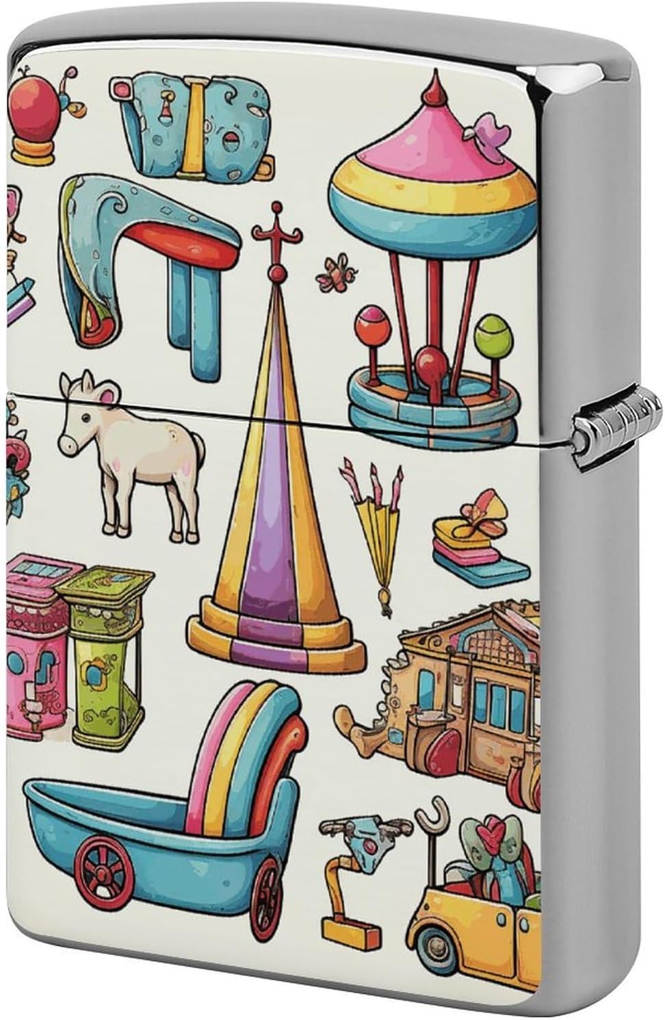 Amusement Toys Metal Lighter Case Cute Lighters Cover