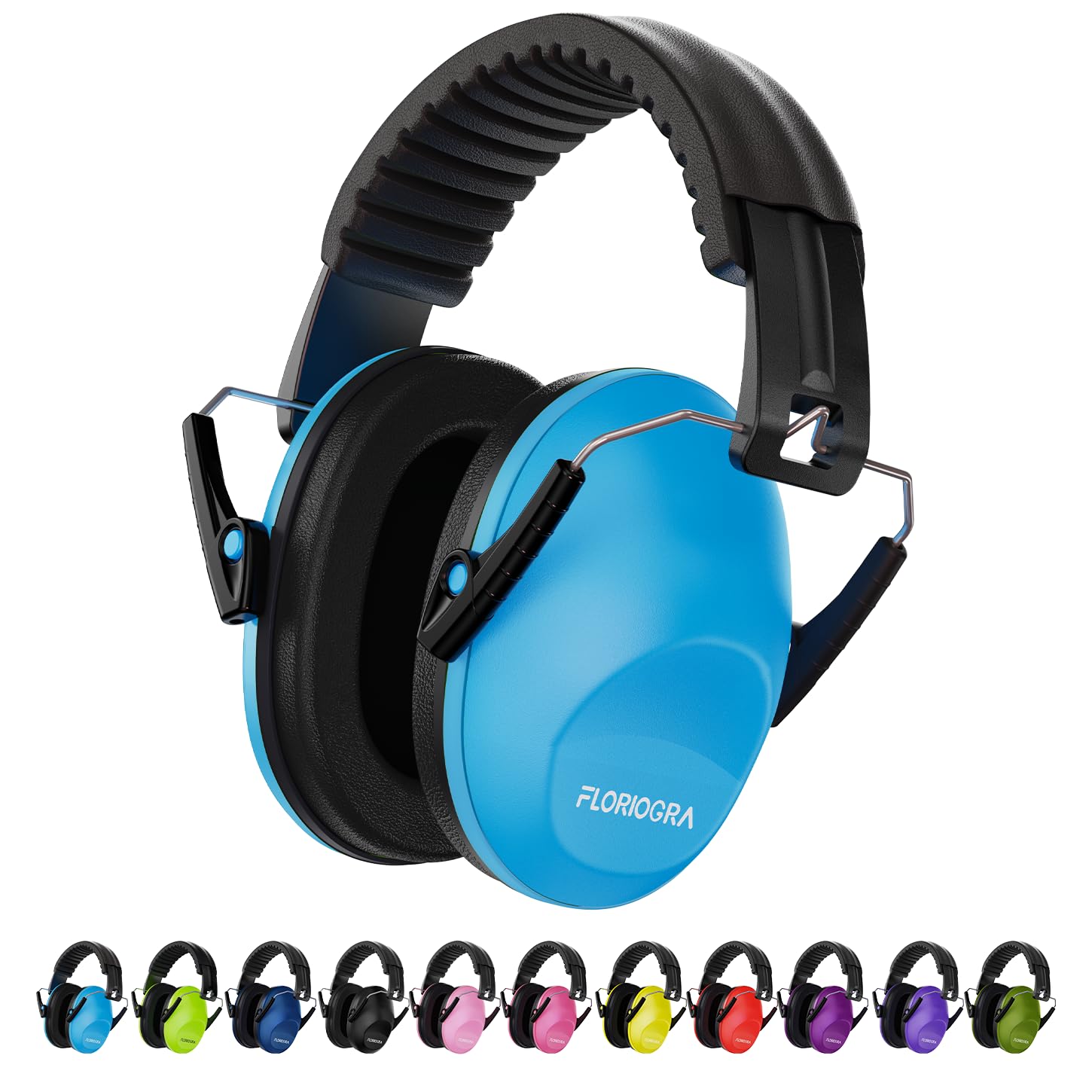 Floriogra Noise Cancelling Headphones for Kids, Kids Ear Protection 28dB SNR Noise Reduction Ear Muffs for 3-16 Years Toddler/Children, Hearing Protection for Monster Jam, Concerts, Fireworks
