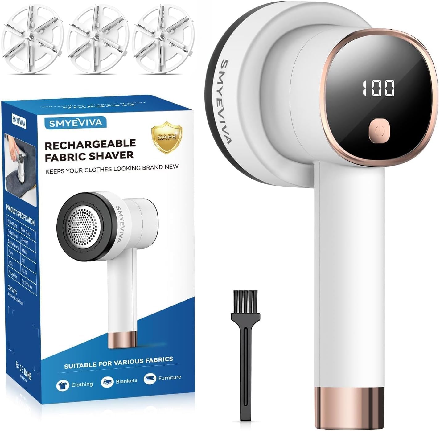 Smyeviva Rechargeable Fabric Shaver