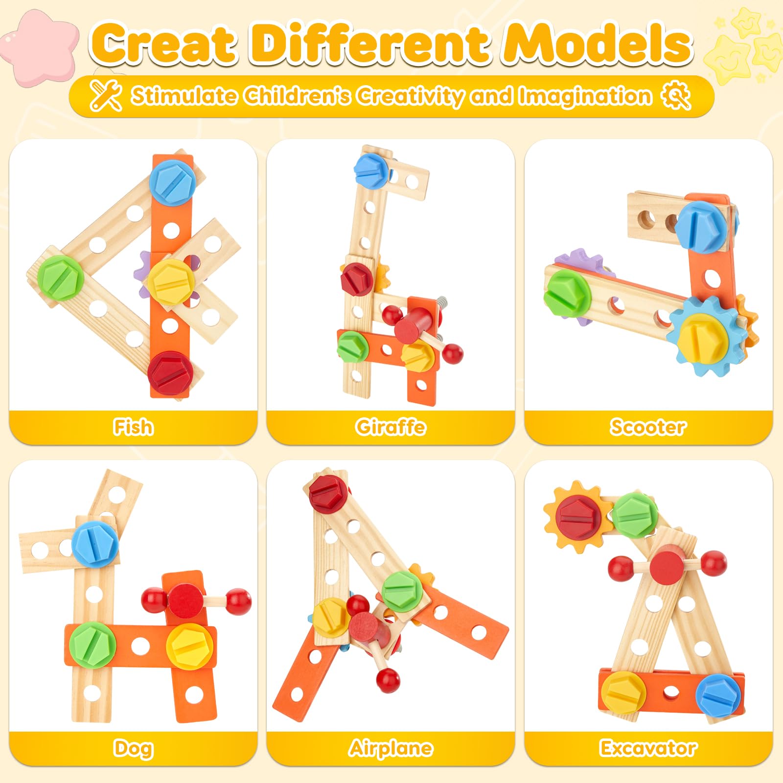 Wooderma Montessori Jouet Planche à vis en bois, tableau Busy, tournevis, jouet éducatif pour enfants, motricité, cadeau fille garçon Wooderma Montessori Jouet Planche à vis en bois, tableau Busy, tournevis, jouet éducatif pour enfants, motricité, cadeau fille garçon