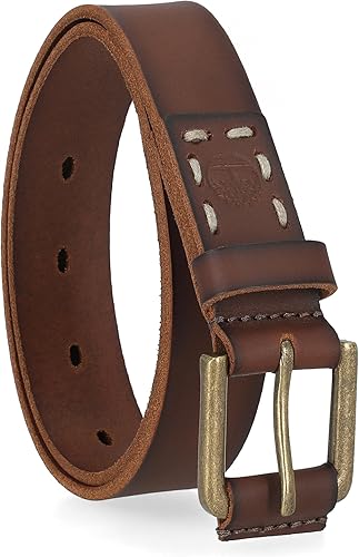 Timberland Cinturón de cuero grande para niños