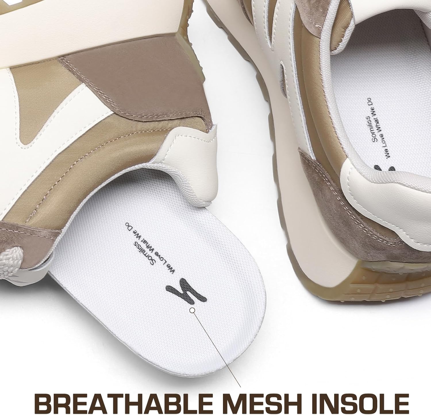 somiliss Platform Fashion Sneakers for Women Suede Patchwork Casual Tennis Shoes Comfortable Non Slip Running Walking Shoes - Image 5