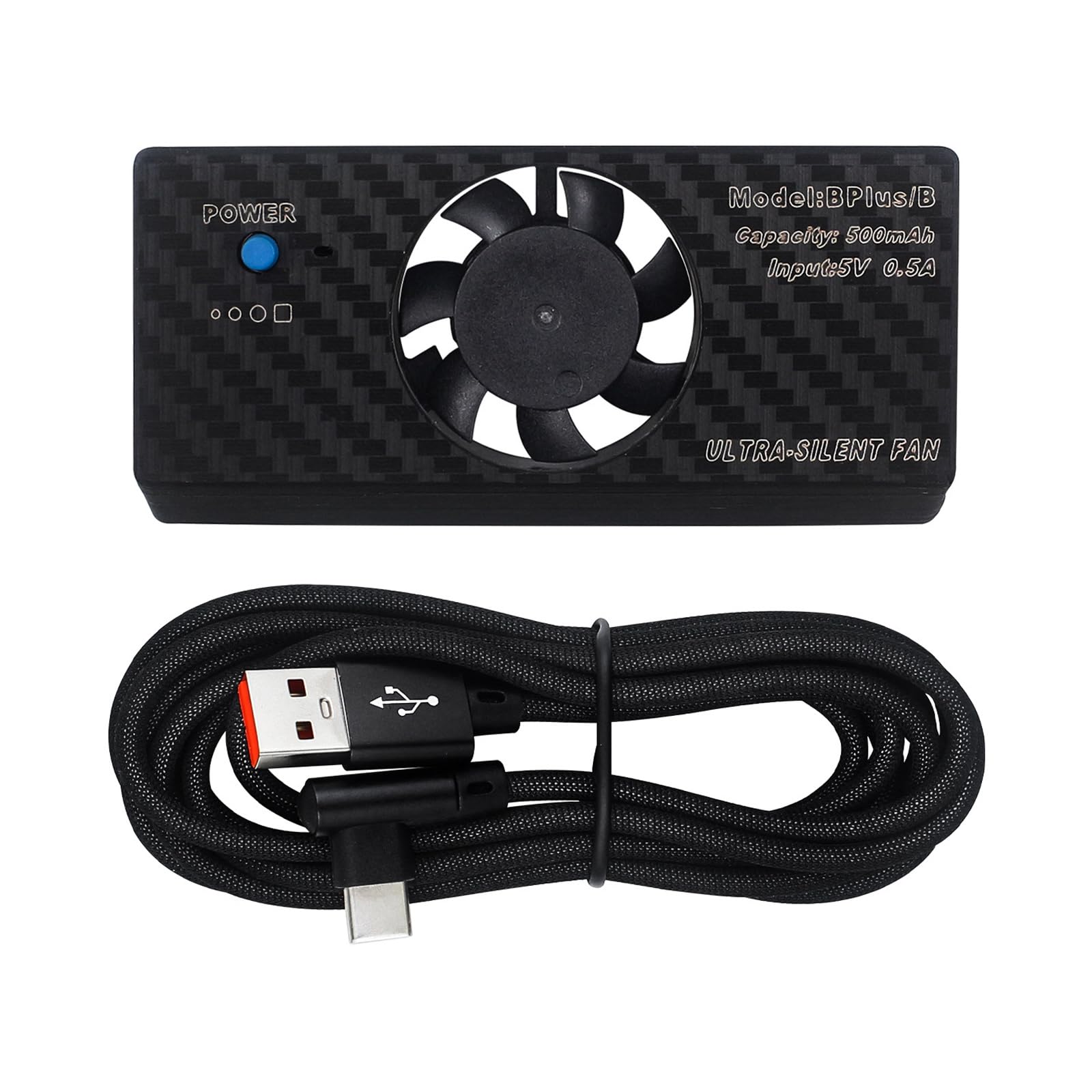Ventola di raffreddamento ad efficienza per telecamere in streaming live Processo super silenzioso Alimentato tramite USB Dispositivo di dissipazione del calore portatile Coerente A6400