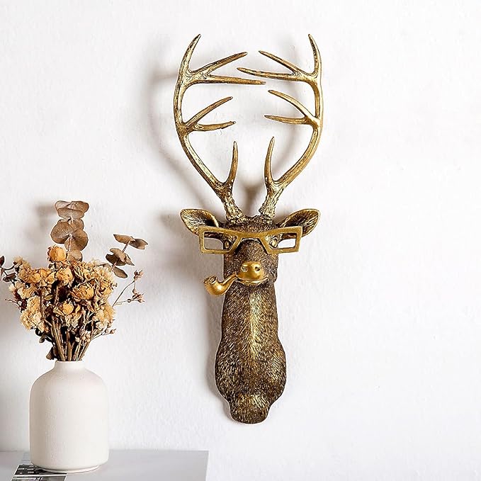 3D Head Wall Mount Ornament, Animal Heads for Wall Art