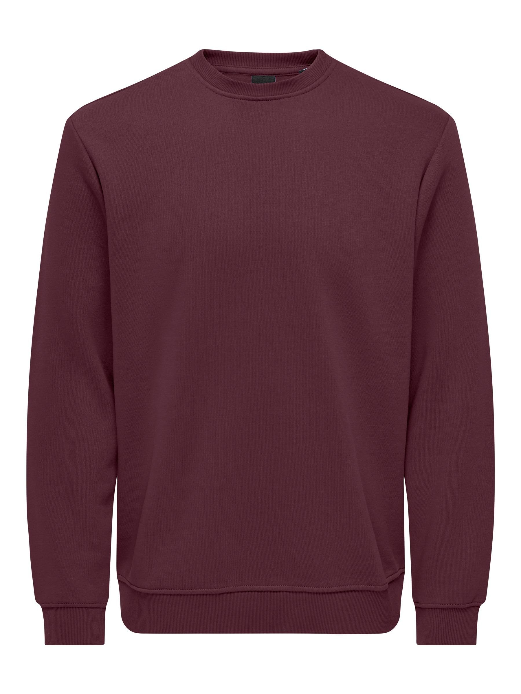 ONLY & SONS Onsconnor Reg Crew Neck Sweat Noos, Port Royale, XL