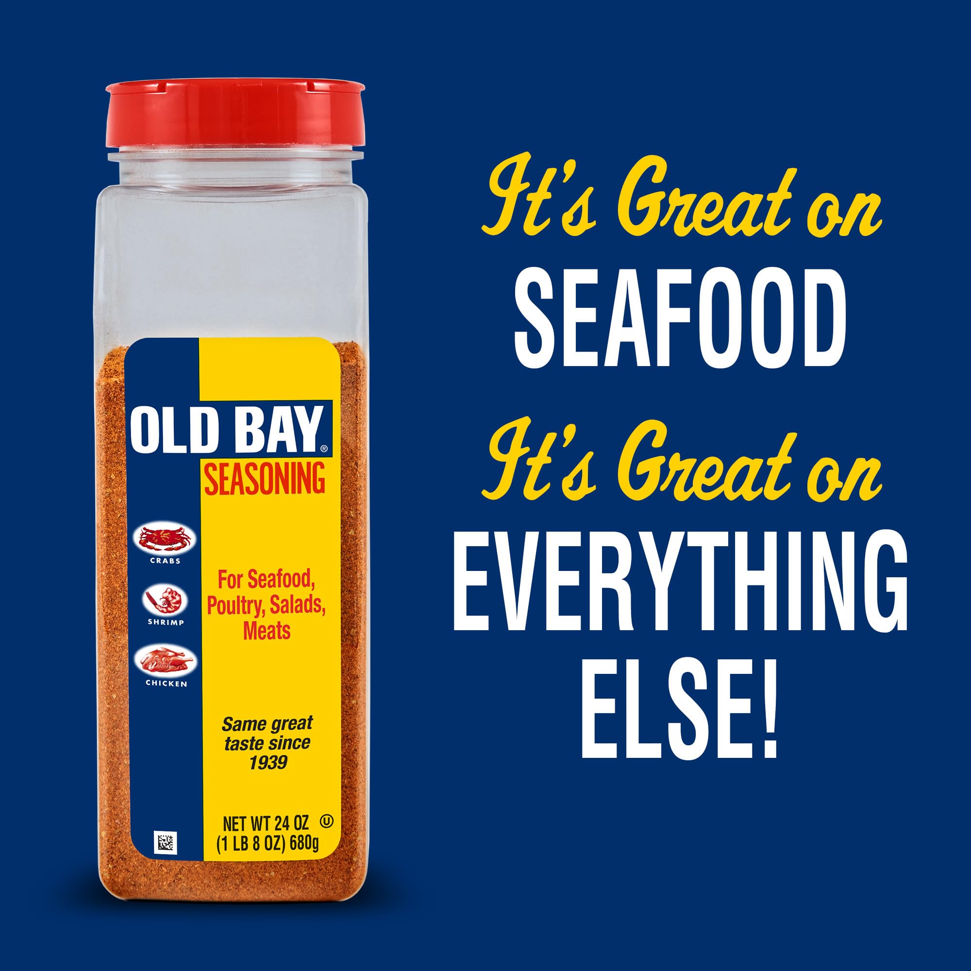 Old Bay Seasoning, 24-Ounce Plastic Canister (Pack of 3) by Old Bay
