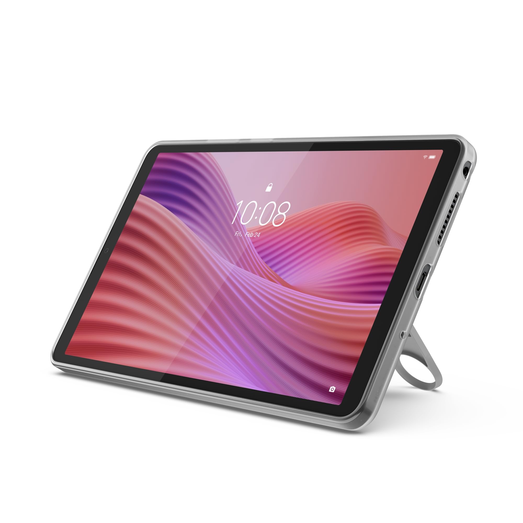 Lenovo Tab One Tablet - Display 8.5" HD (1340x800), Processore MediaTek Helio G85, RAM 4GB, Memoria 64GB, WiFi 5, Tablet Android 14, Clear Case incluso - Luna Grey