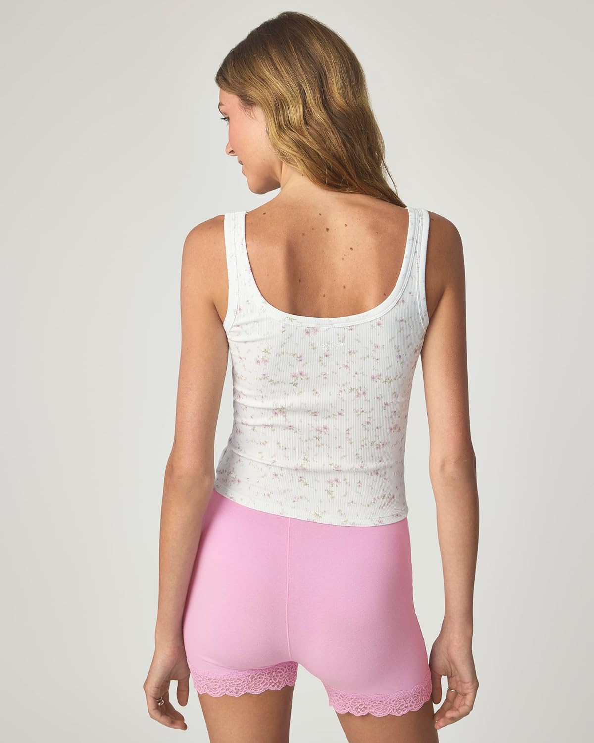 Florence by Mills Womens Garden Party Ribbed Sleep Tank - Image 4