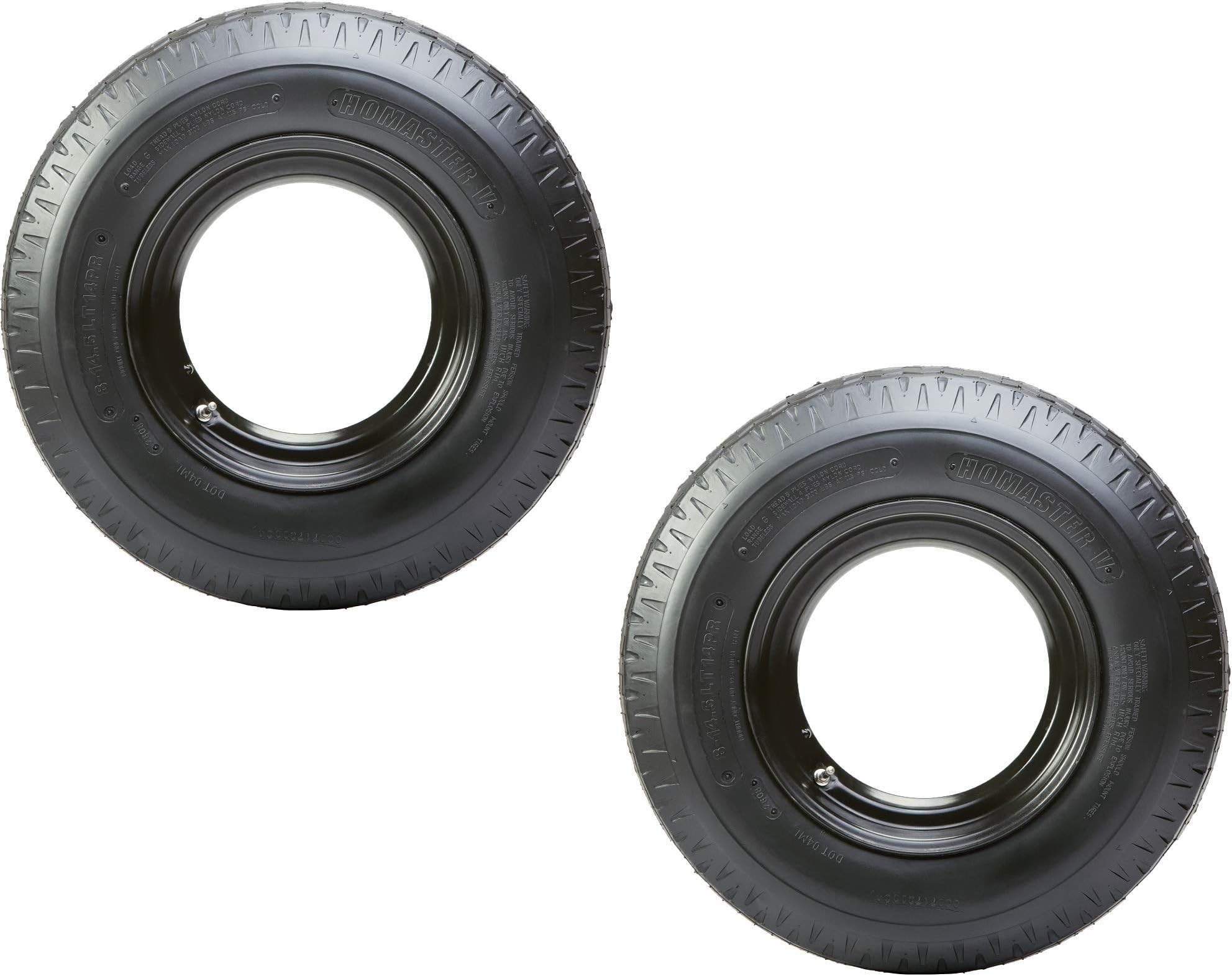 eCustomRim2-Pack Homaster Motor Mobile Home Trailer Tire Rim MH 8-14.5 LRG Bias 14.5 x 6