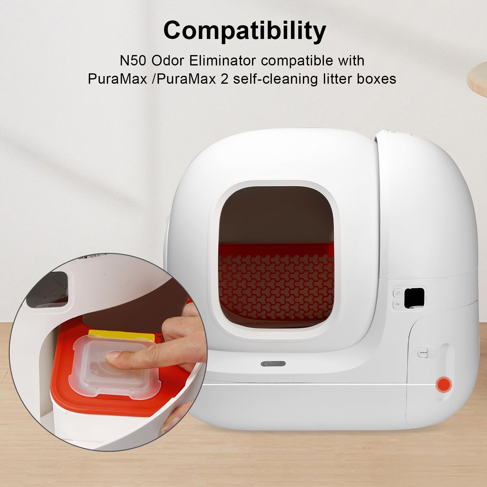 Amazon.co.jp: アップグレード N50 消臭剤 PuraMax専用セルフ 