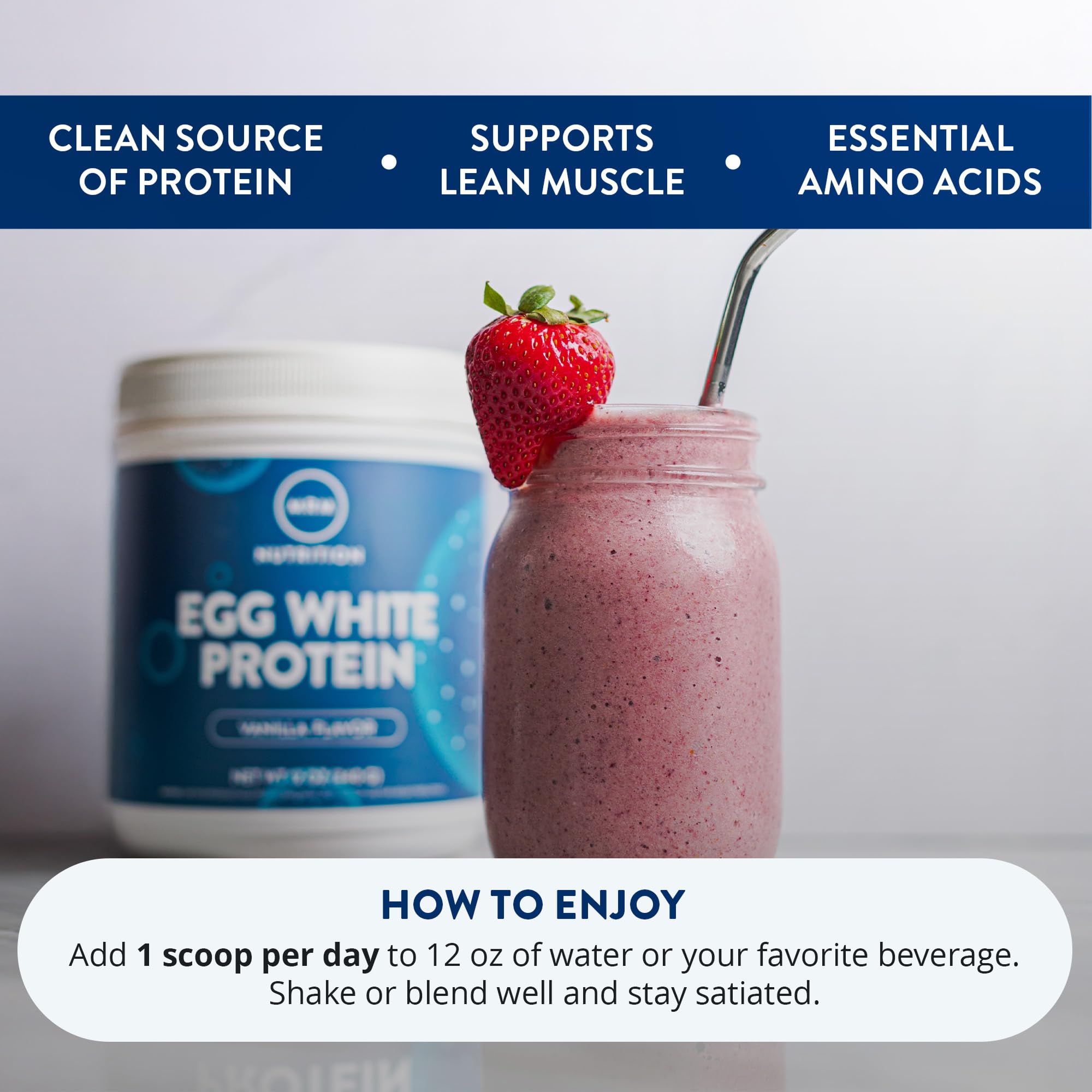 MRM Egg White Protein, French Vanilla, 12 oz — Amazon image 4
